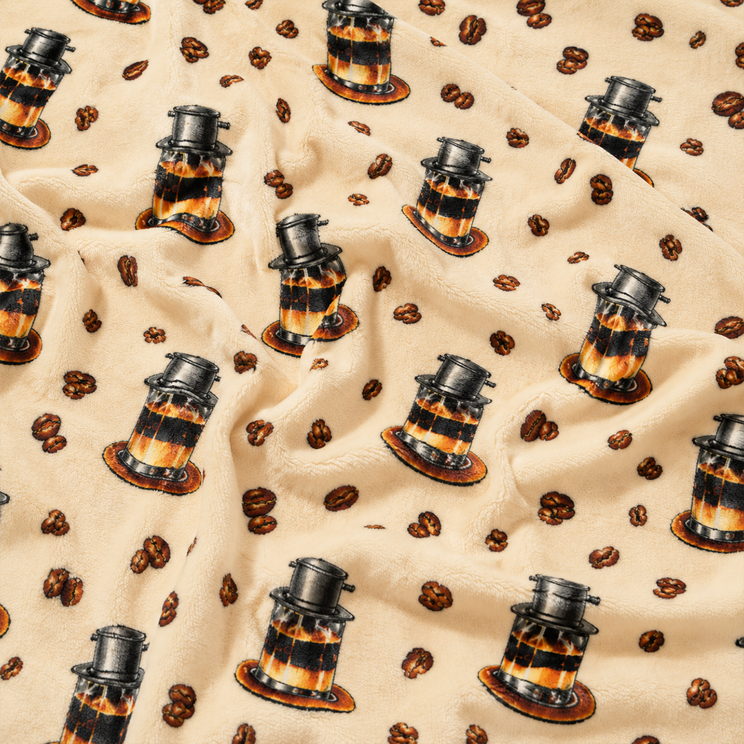 Cà Phê Sữa Đá Wearable Blanket