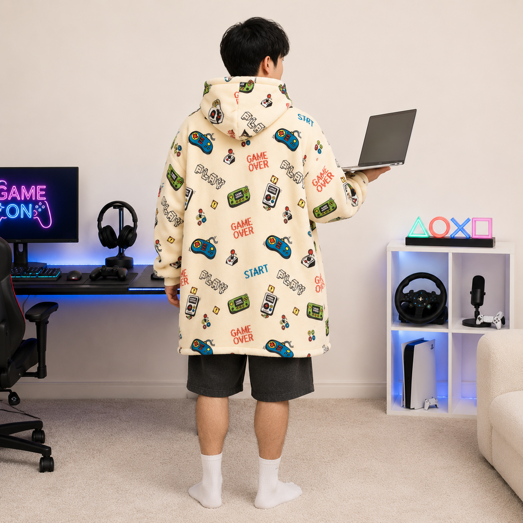 Game Over Wearable Blanket