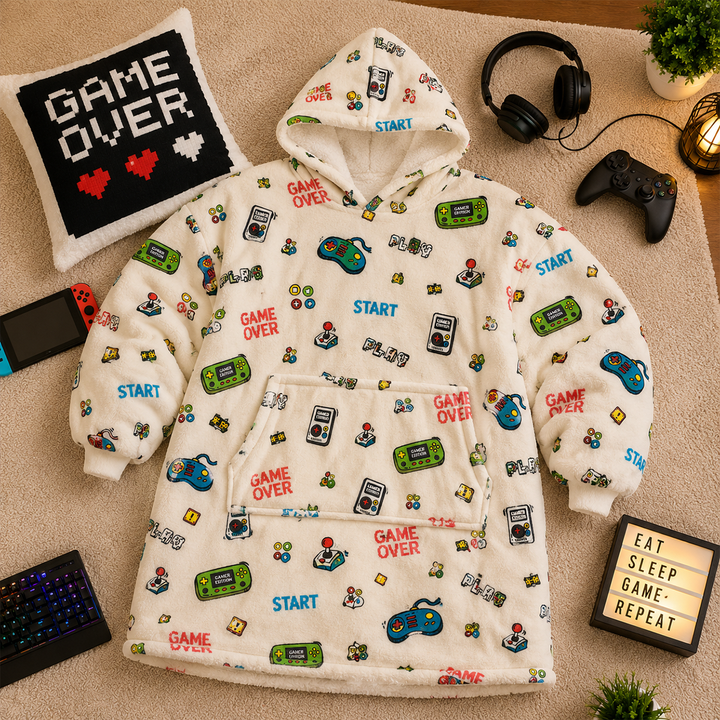 Game Over Wearable Blanket